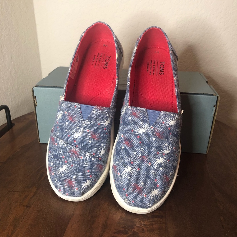 TOMS CLASSIC GLOW IN THE DARK FIREWORKS YOUTH 4